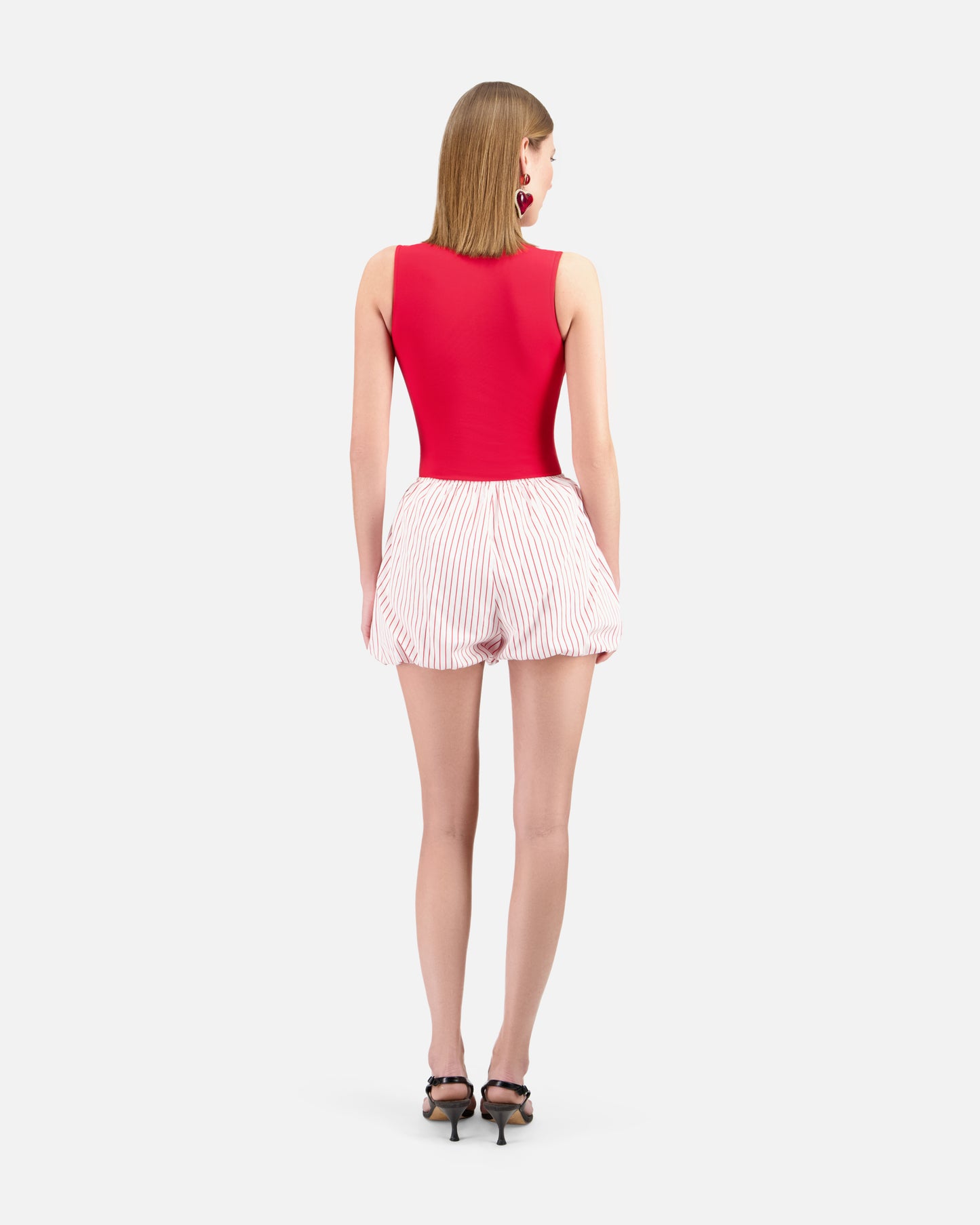 STRIPED BLOOMER SHORTS