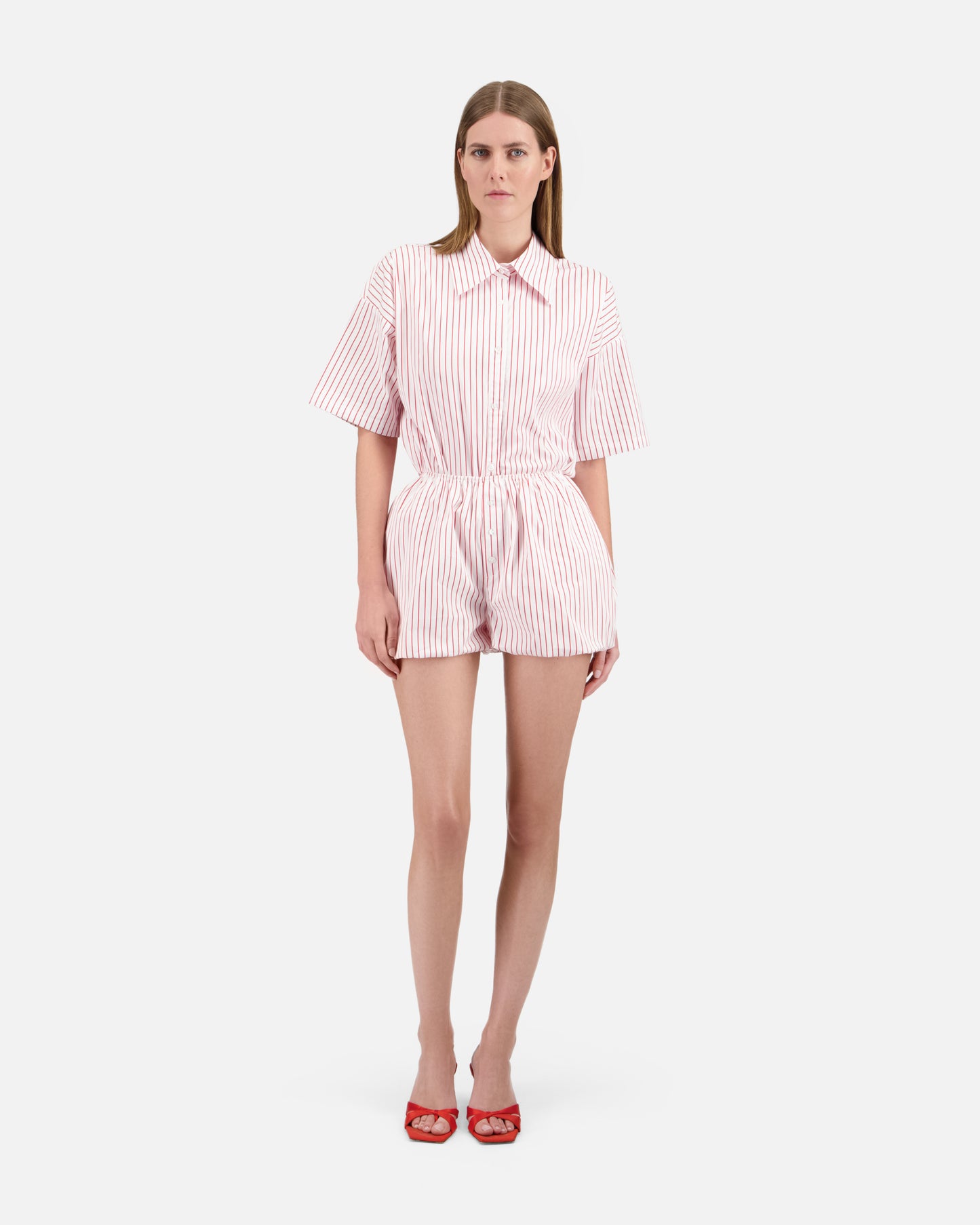 STRIPED BLOOMER SHORTS