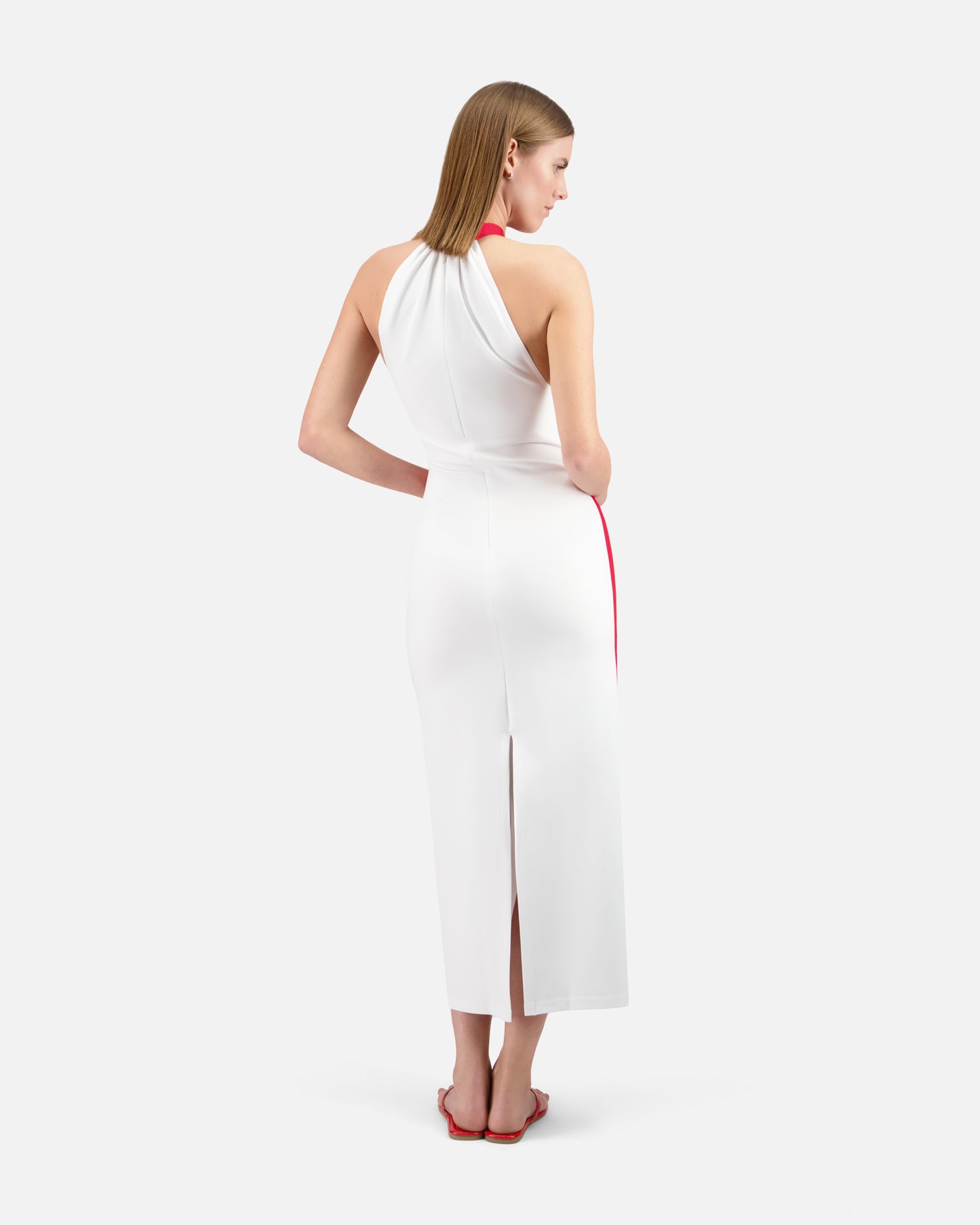 BICOLOUR LONG DRESS