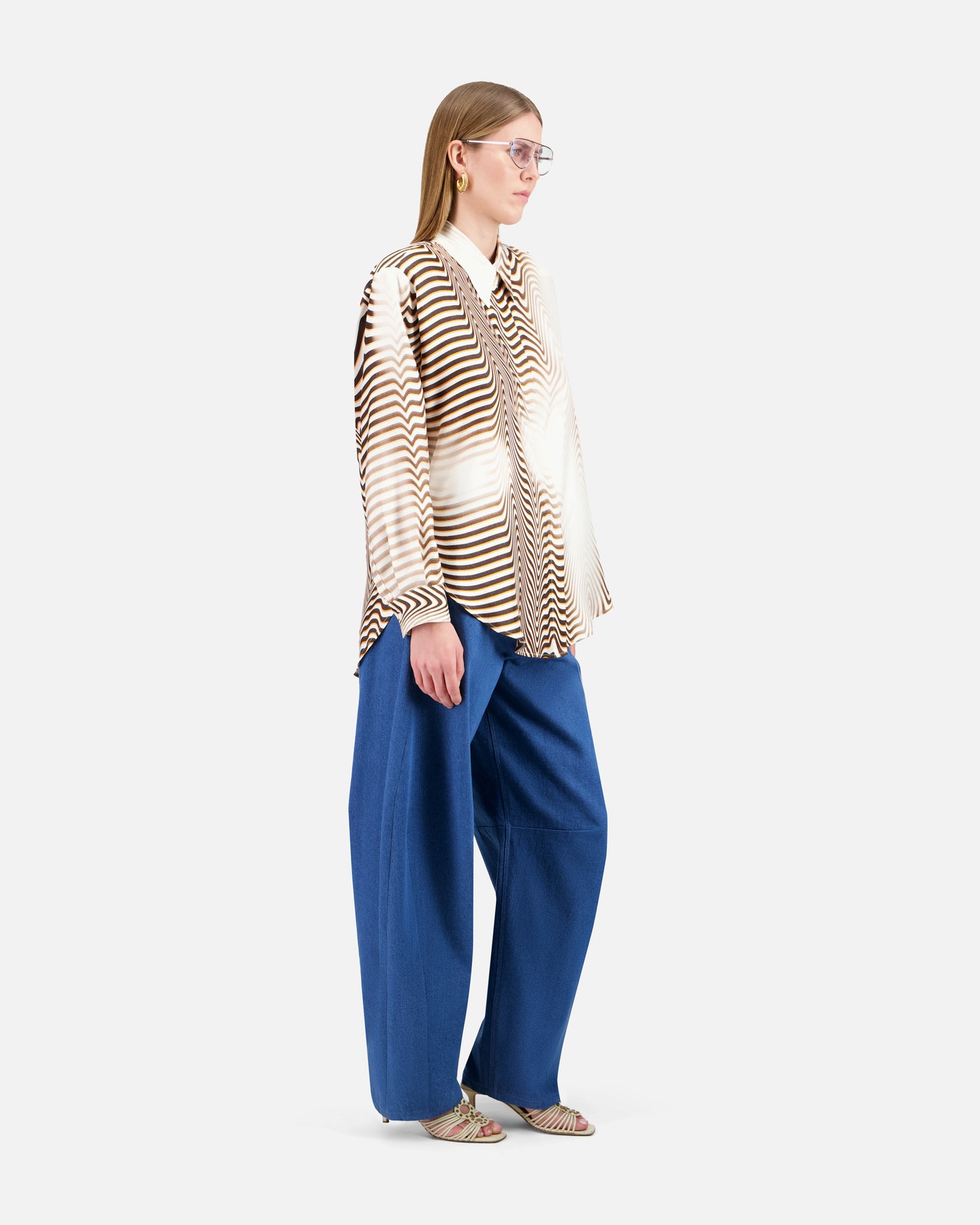 PRINTED SILK SHIRT