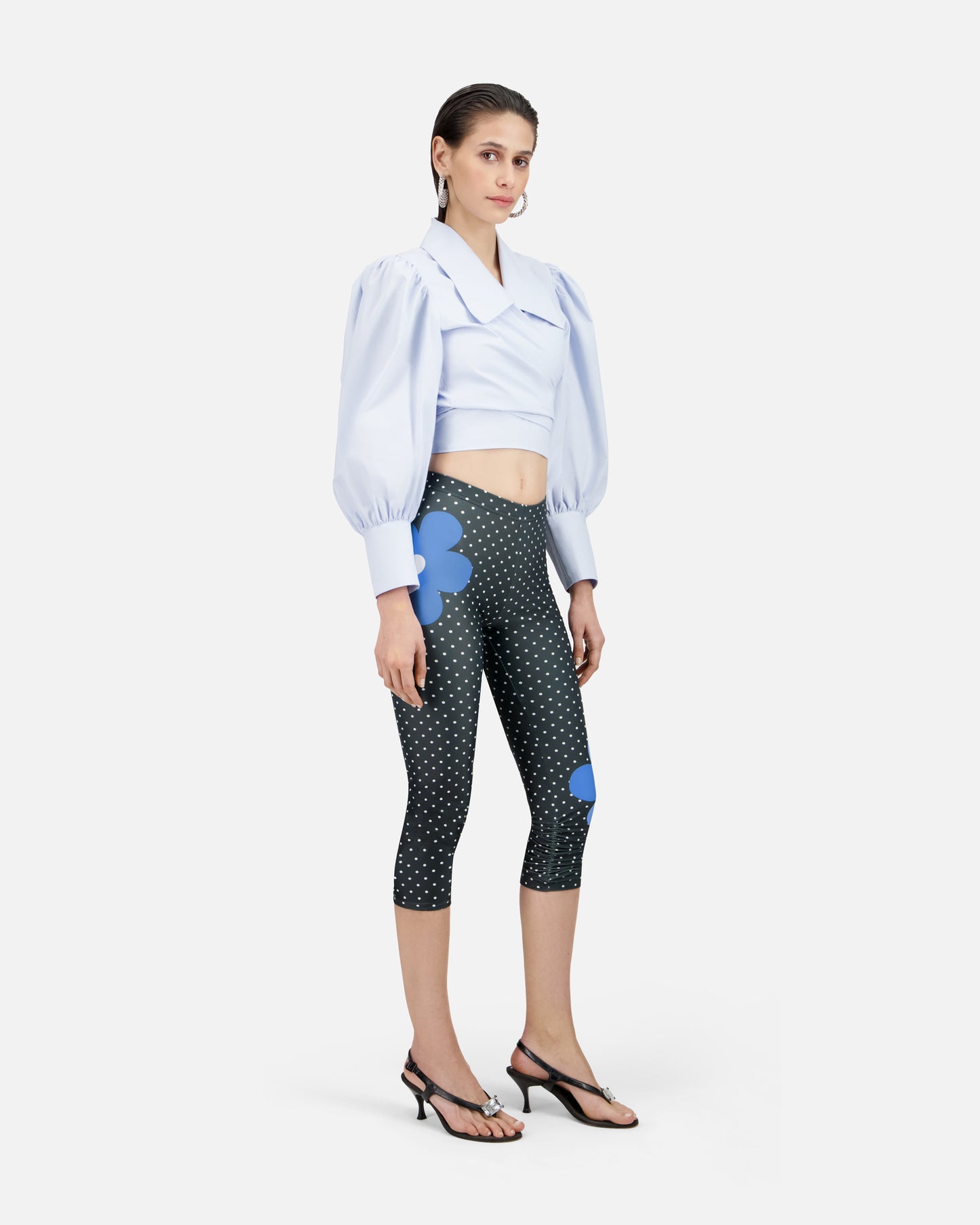CAPRI LEGGING IN PRINTED STRETCH JERSEY