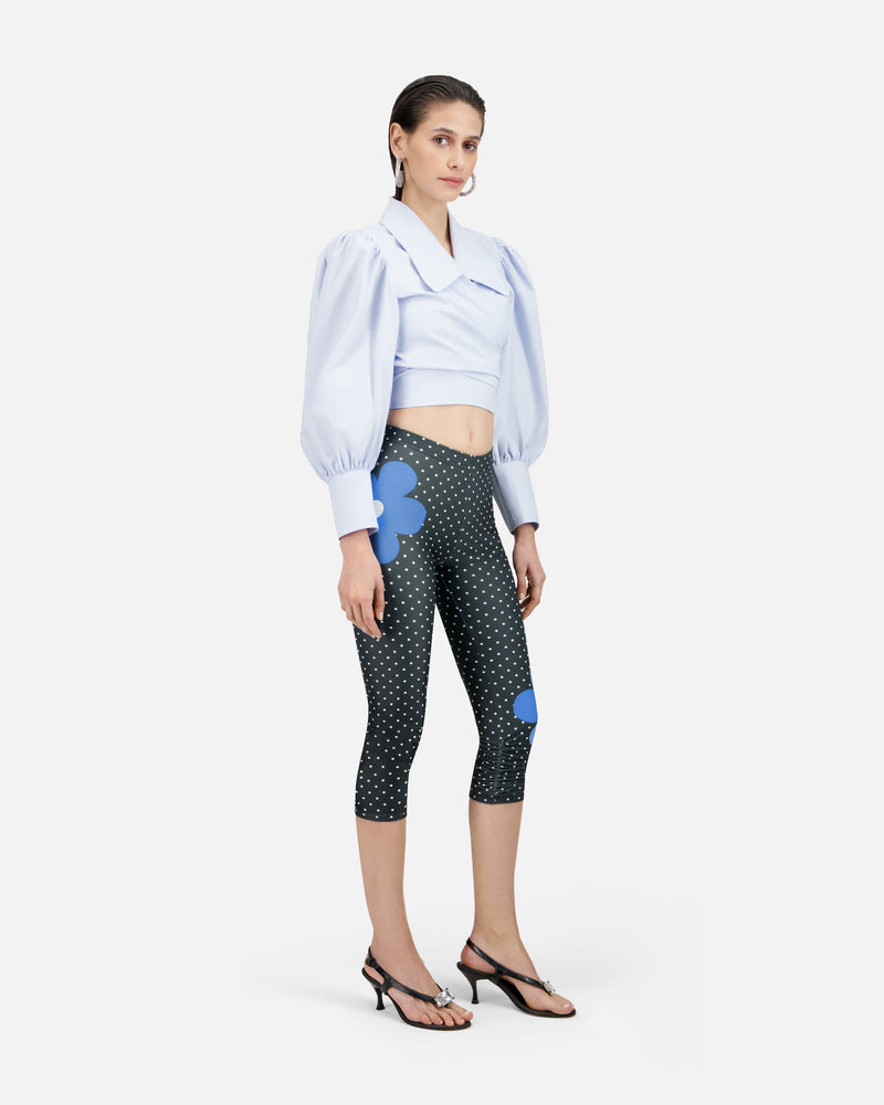 CAPRI LEGGING IN PRINTED STRETCH JERSEY