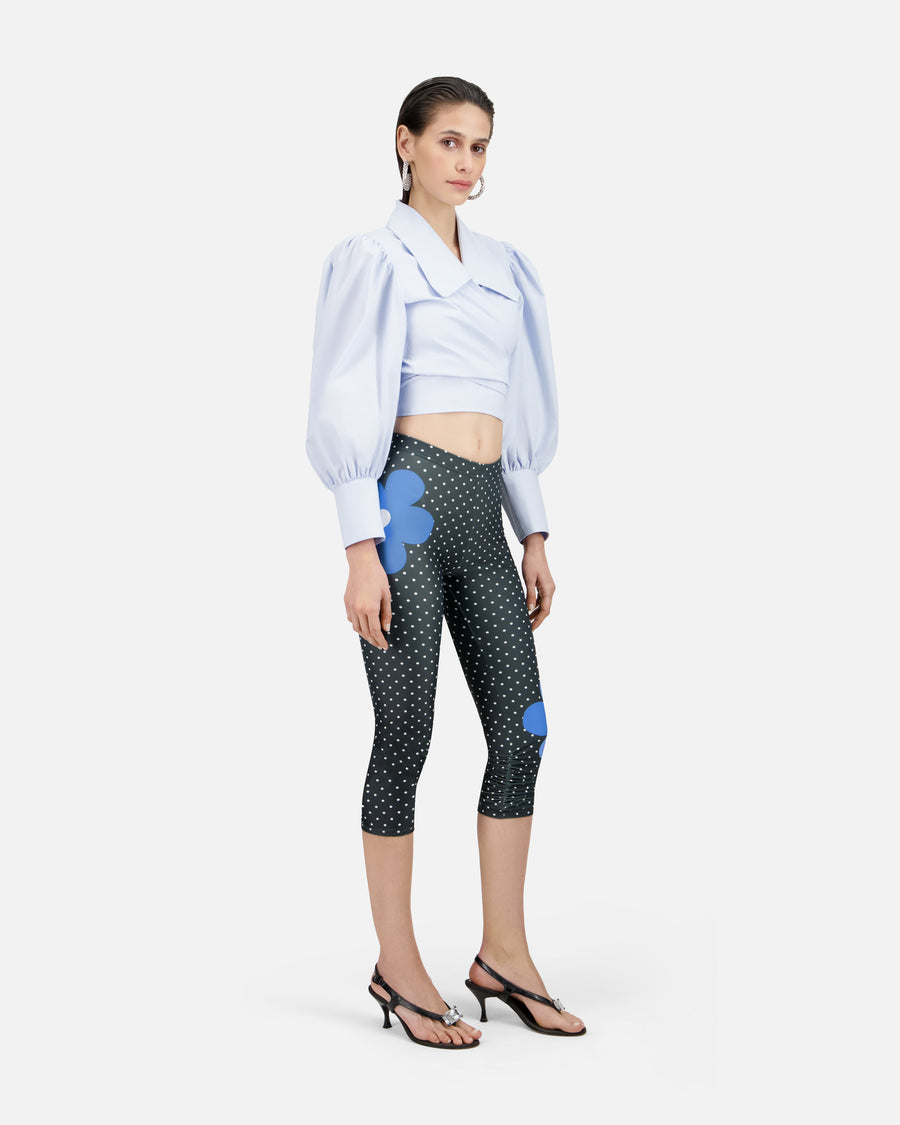 CAPRI LEGGING IN PRINTED STRETCH JERSEY