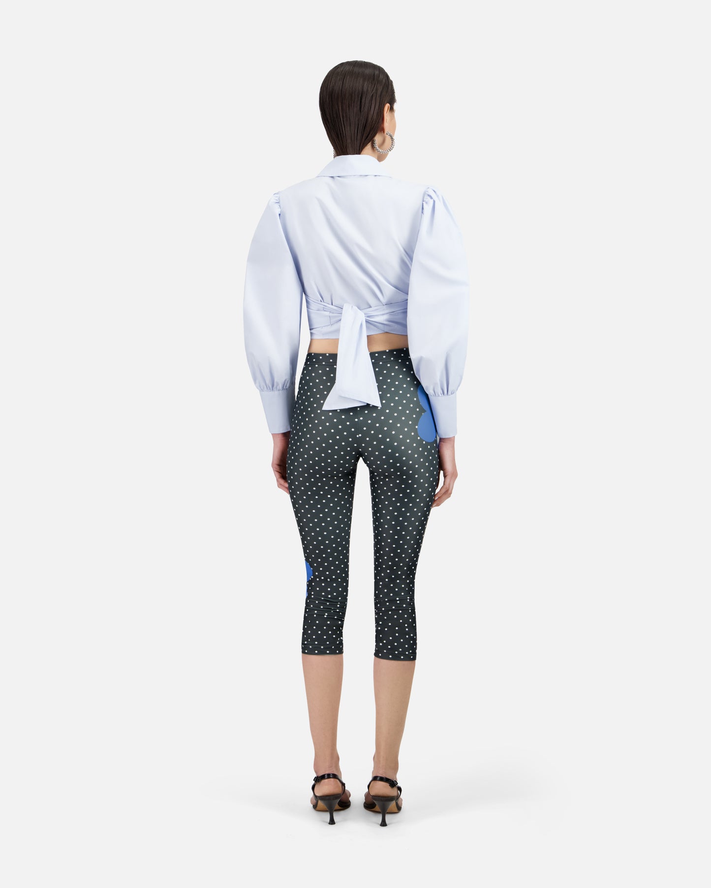 CAPRI LEGGING IN PRINTED STRETCH JERSEY