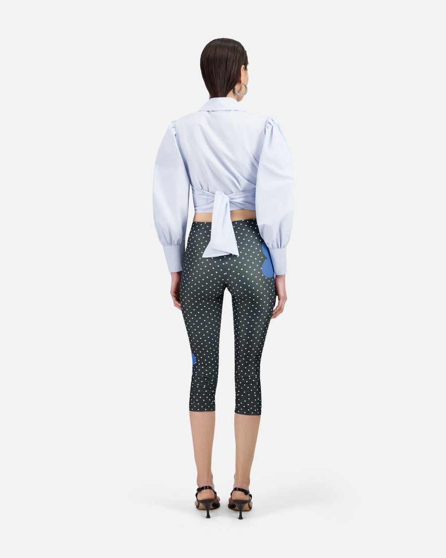 CAPRI LEGGING IN PRINTED STRETCH JERSEY