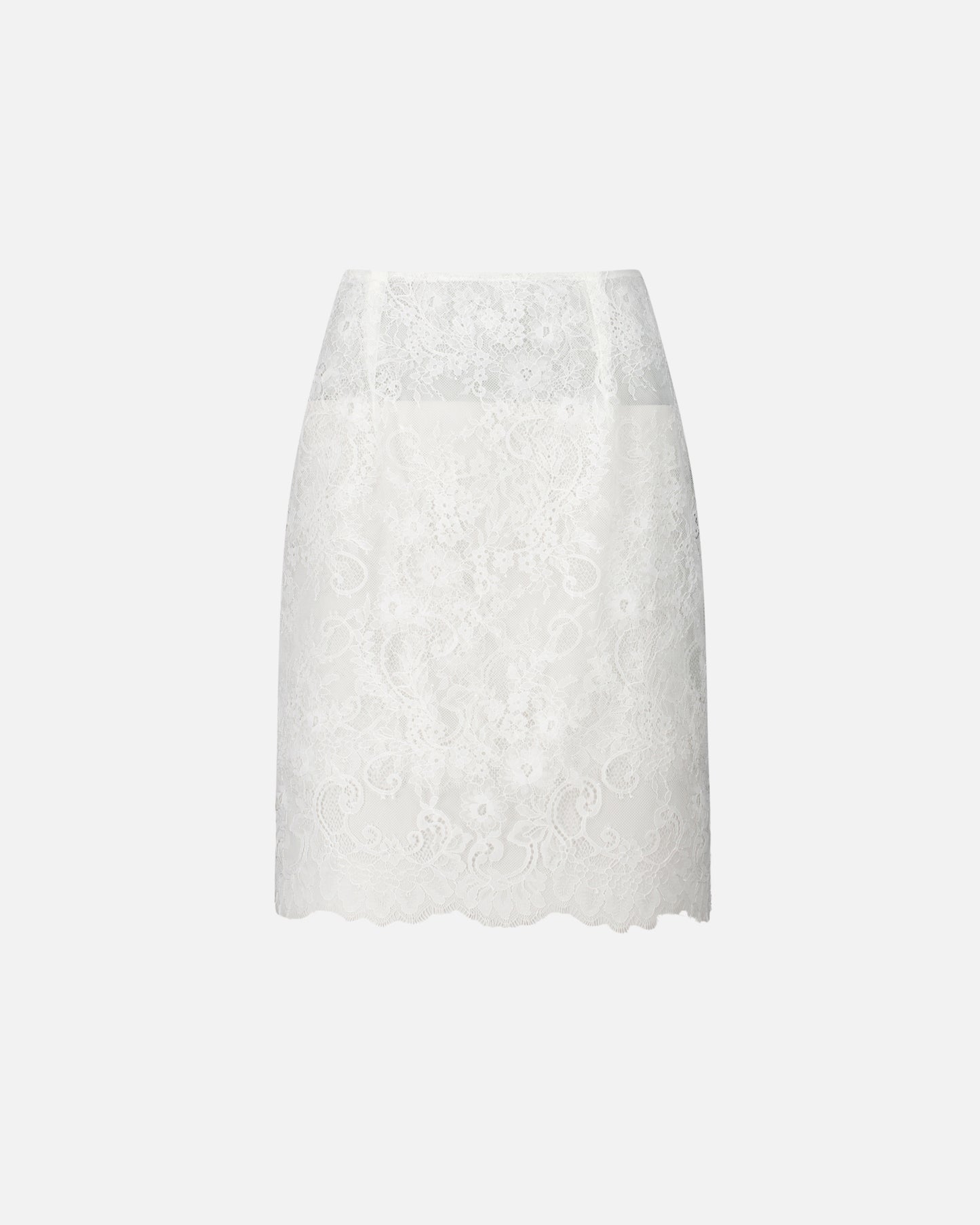 LACE PENCIL SKIRT