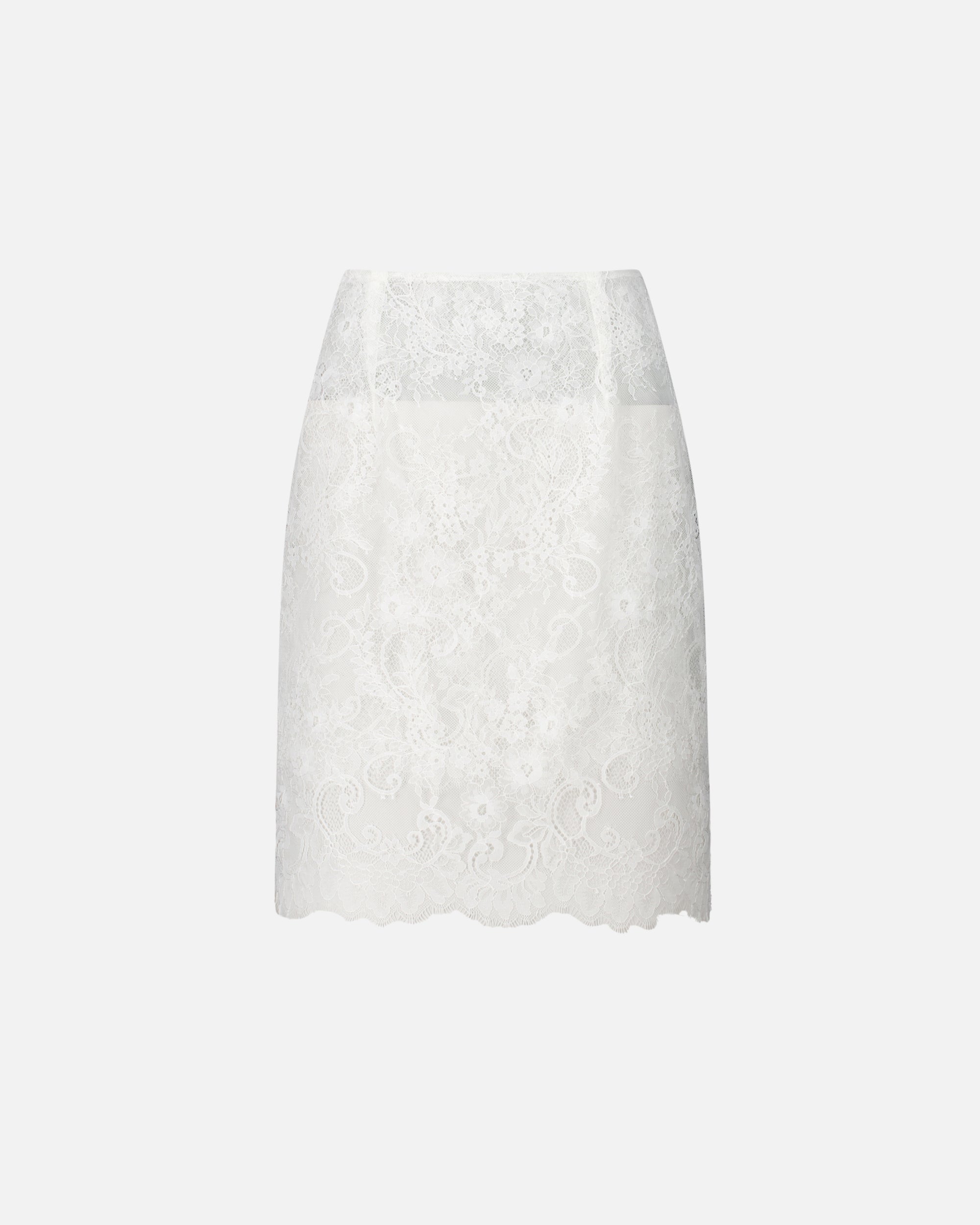LACE PENCIL SKIRT
