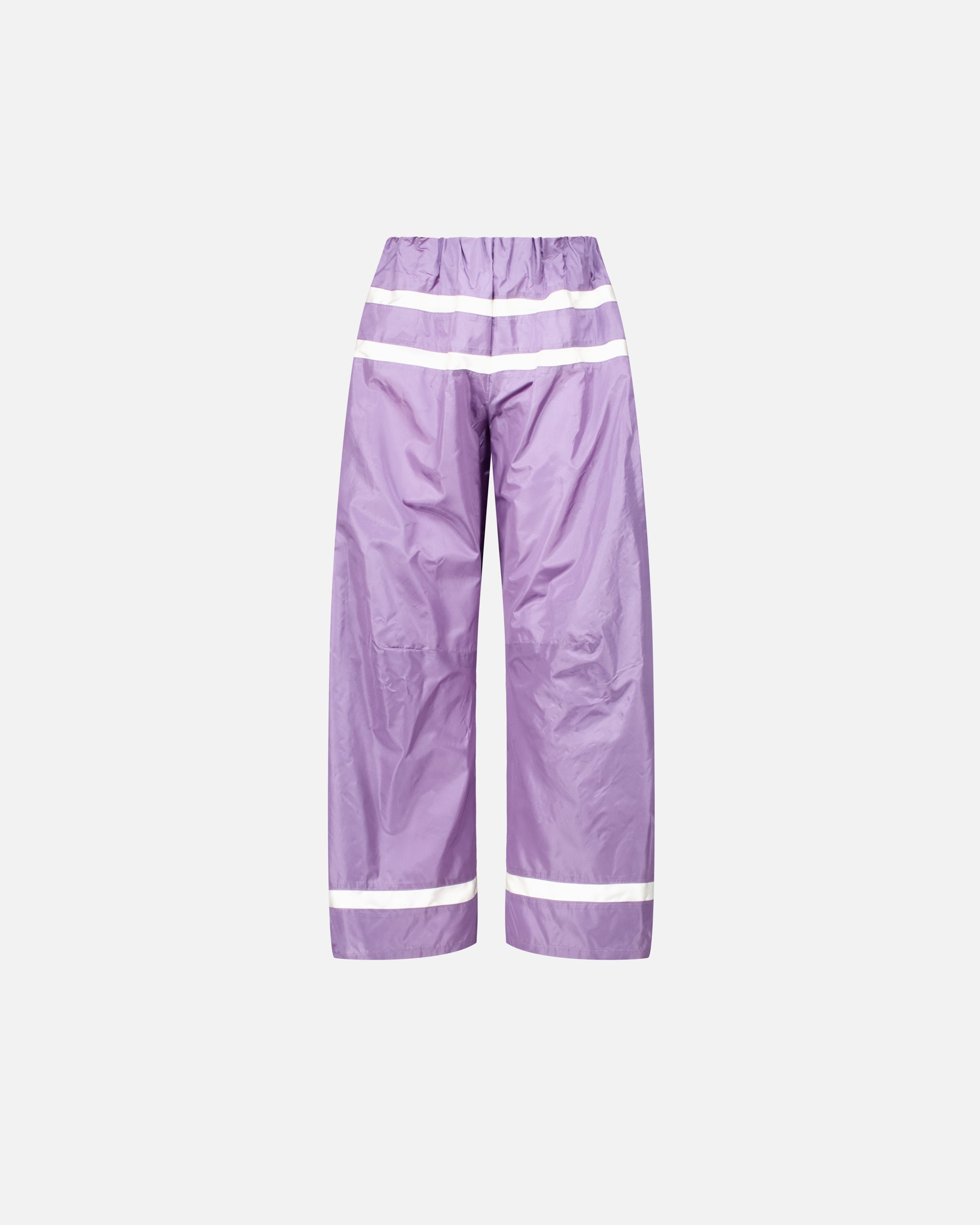 WIDE-LEG SILK TROUSERS