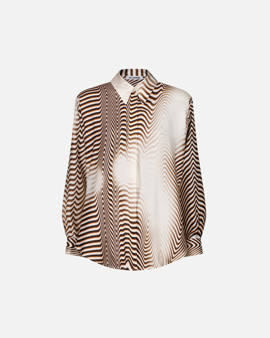 PRINTED SILK SHIRT
