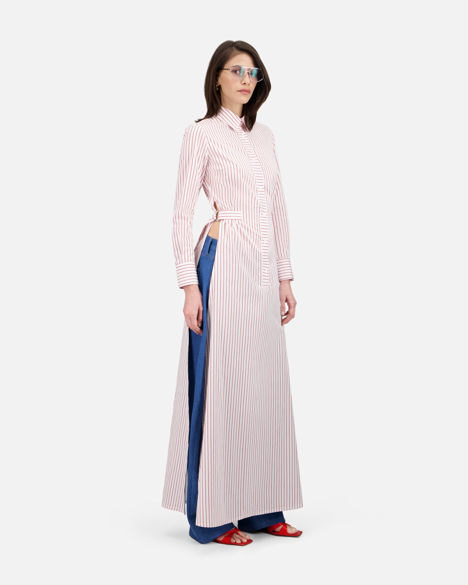 LONG SHIRT WITH SLITS