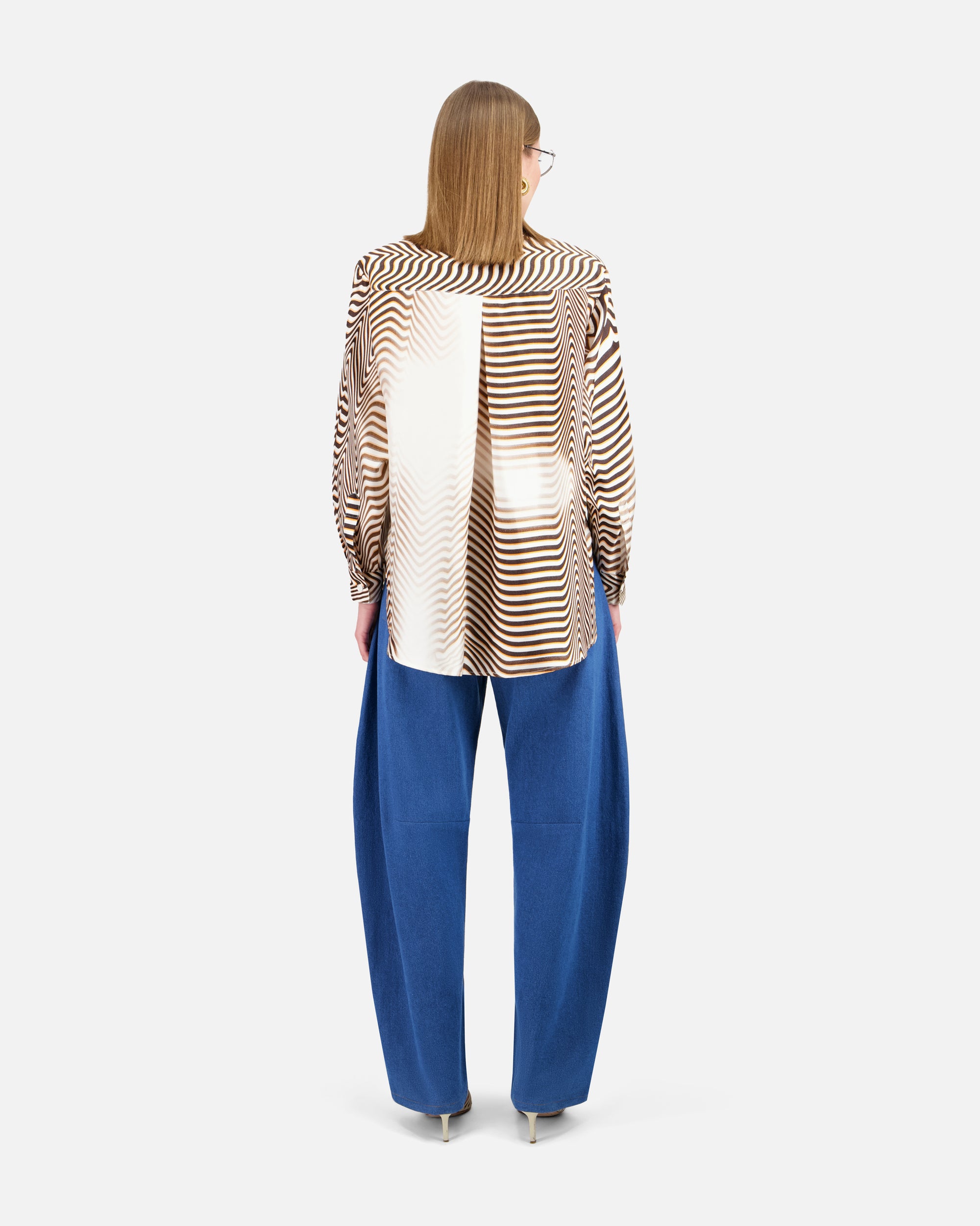 PRINTED SILK SHIRT