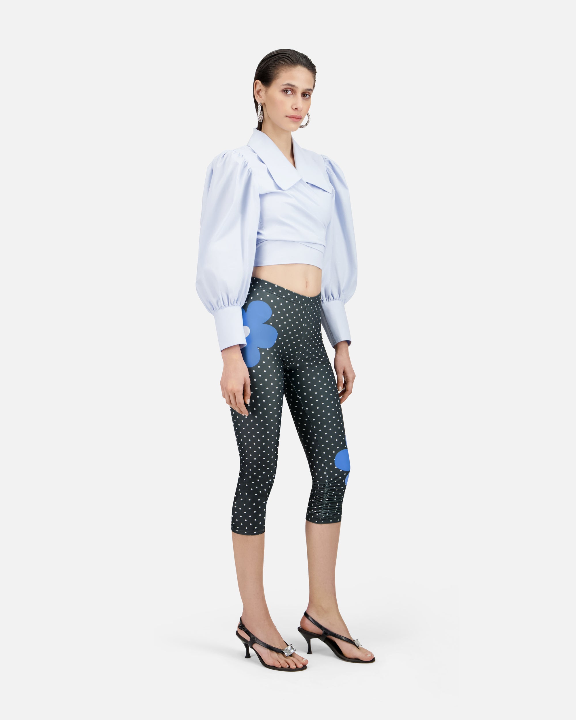CAPRI LEGGING IN PRINTED STRETCH JERSEY