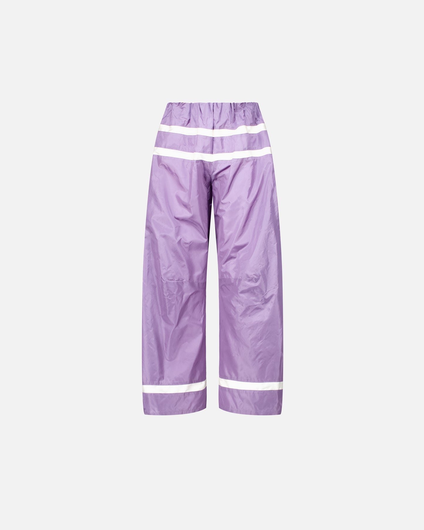 WIDE-LEG SILK TROUSERS