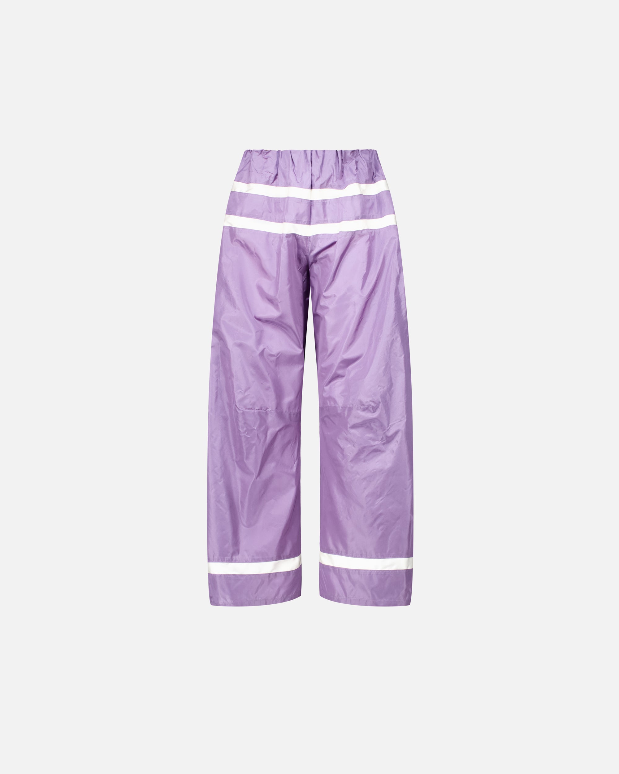WIDE-LEG SILK TROUSERS