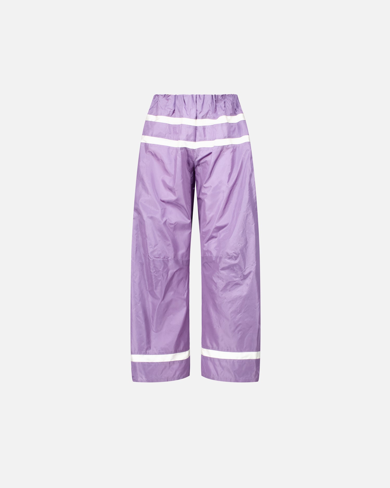 WIDE-LEG SILK TROUSERS