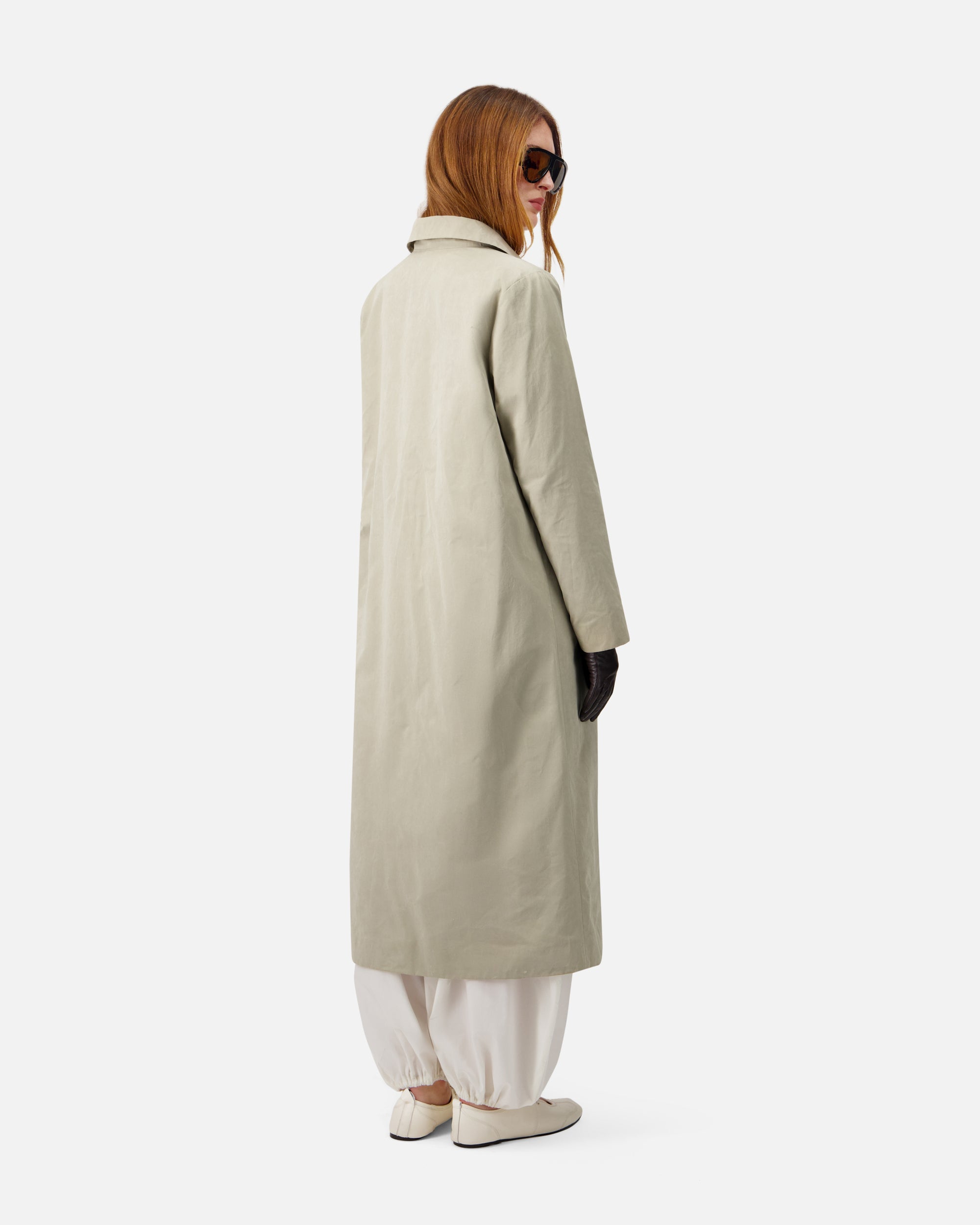 WASHED COTTON COAT