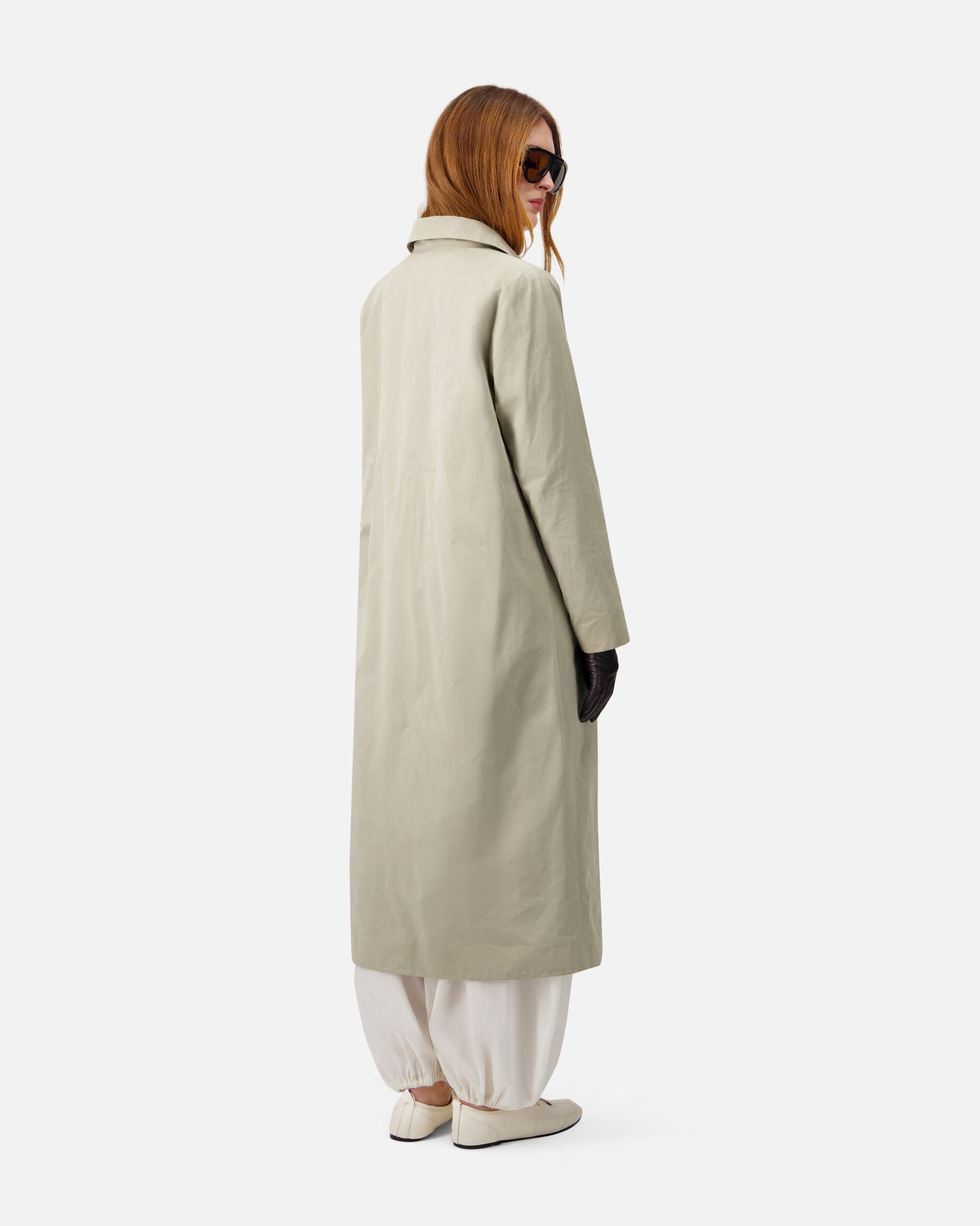 WASHED COTTON COAT