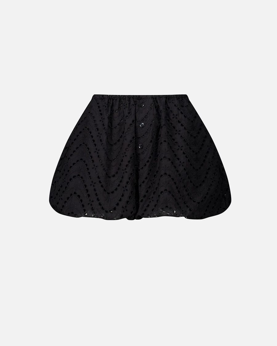 EMBROIDERED BLOOMER SHORT