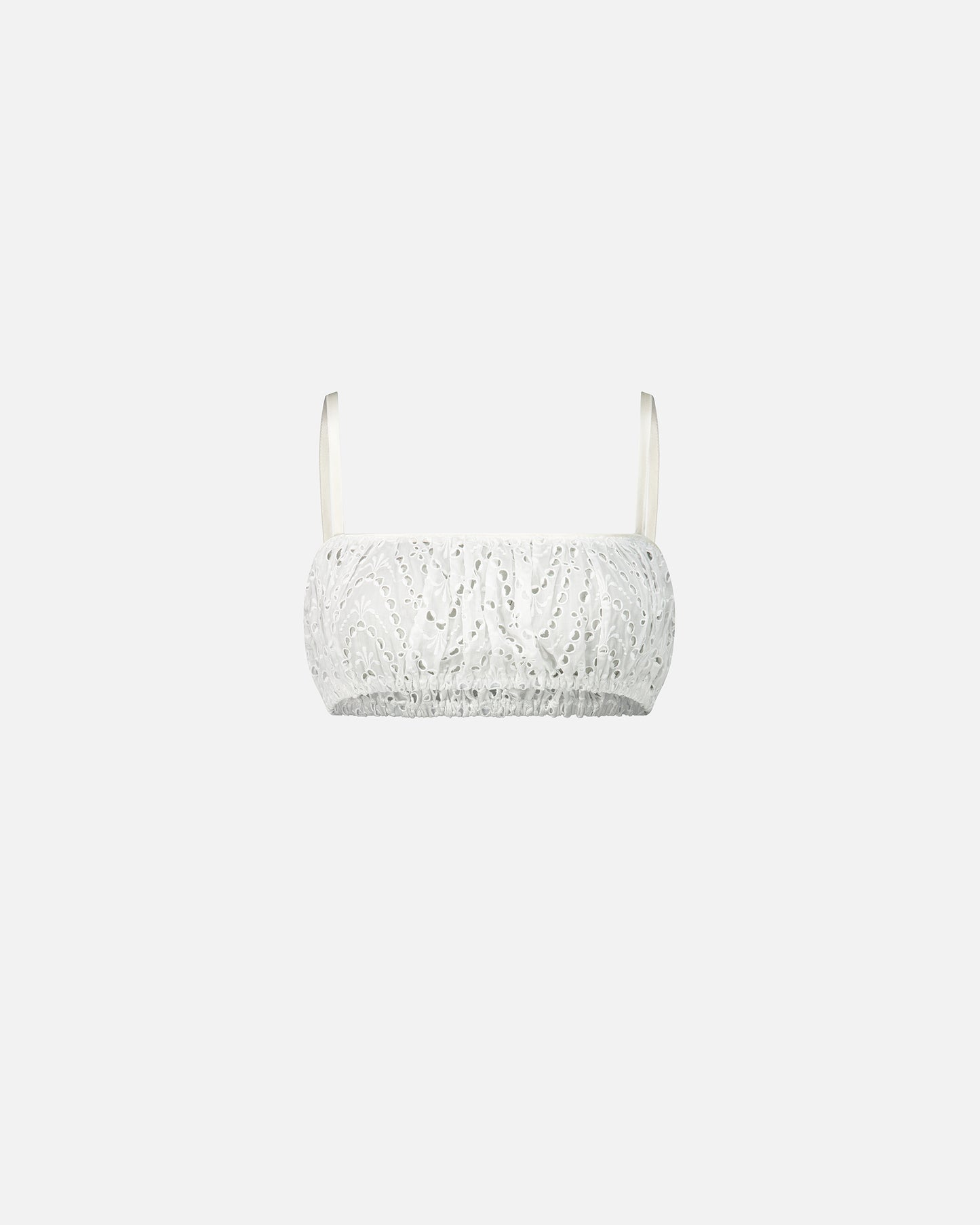 EMBROIDERED COTTON BRALETTE