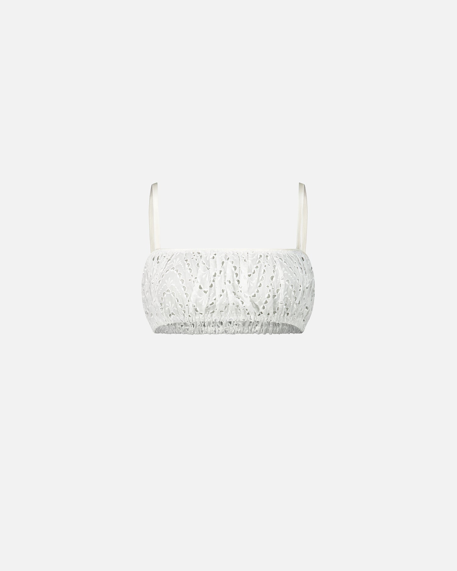 EMBROIDERED COTTON BRALETTE