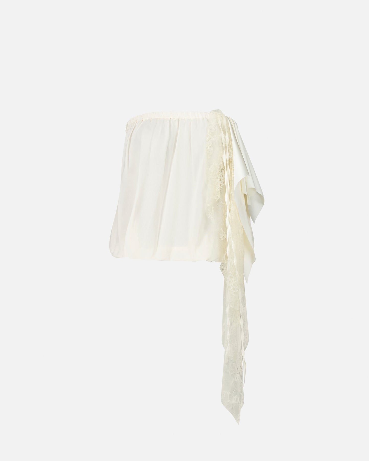 SILK CHIFFON BUSTIER