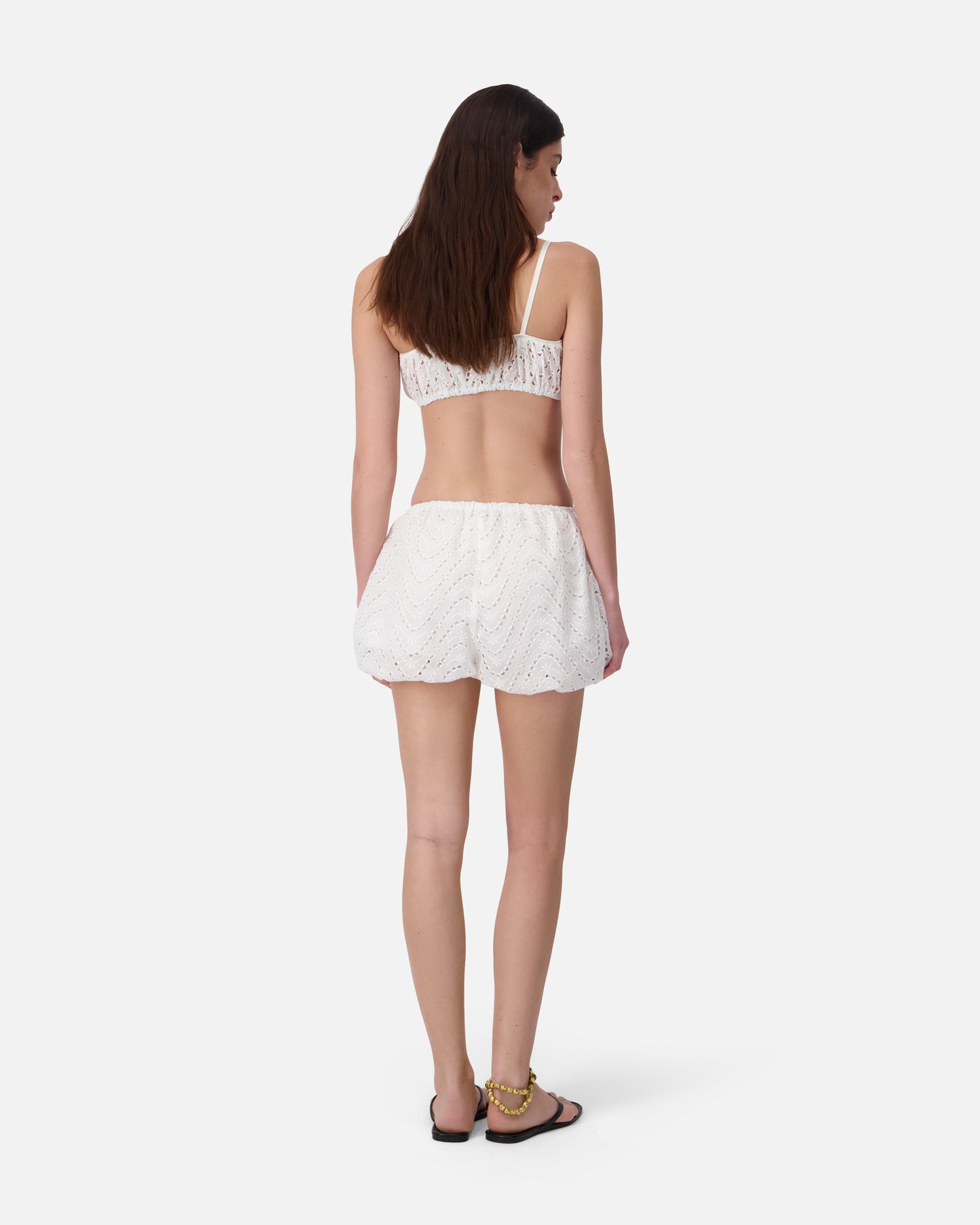EMBROIDERED BLOOMER SHORT