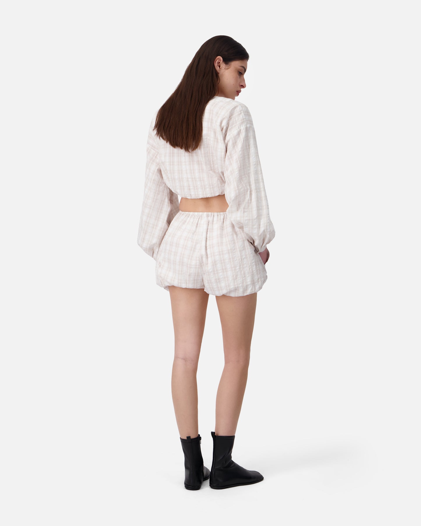 SEERSUCKER BLOOMER SHORT