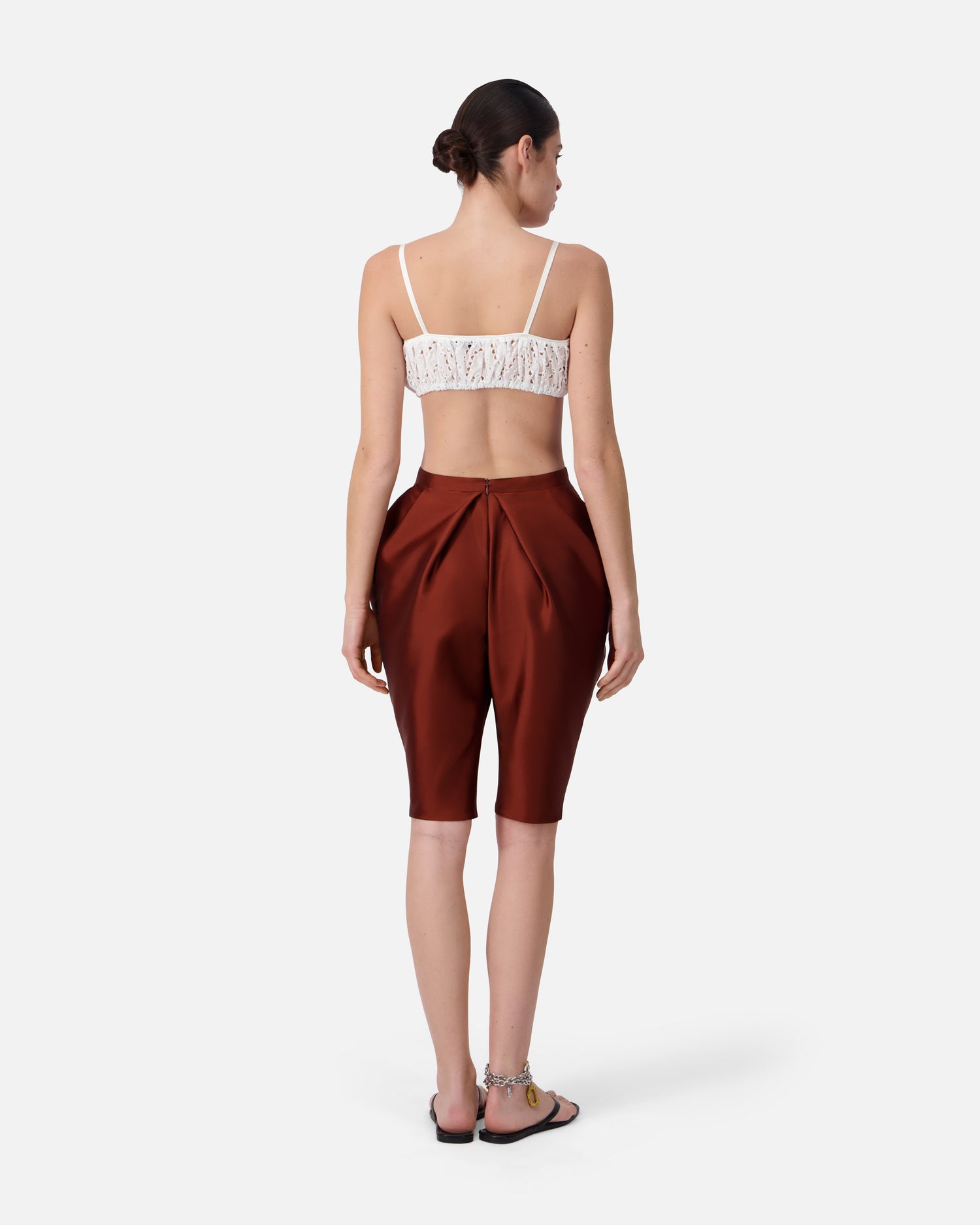 EMBROIDERED COTTON BRALETTE