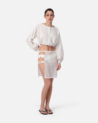 EMBROIDERED PAREO