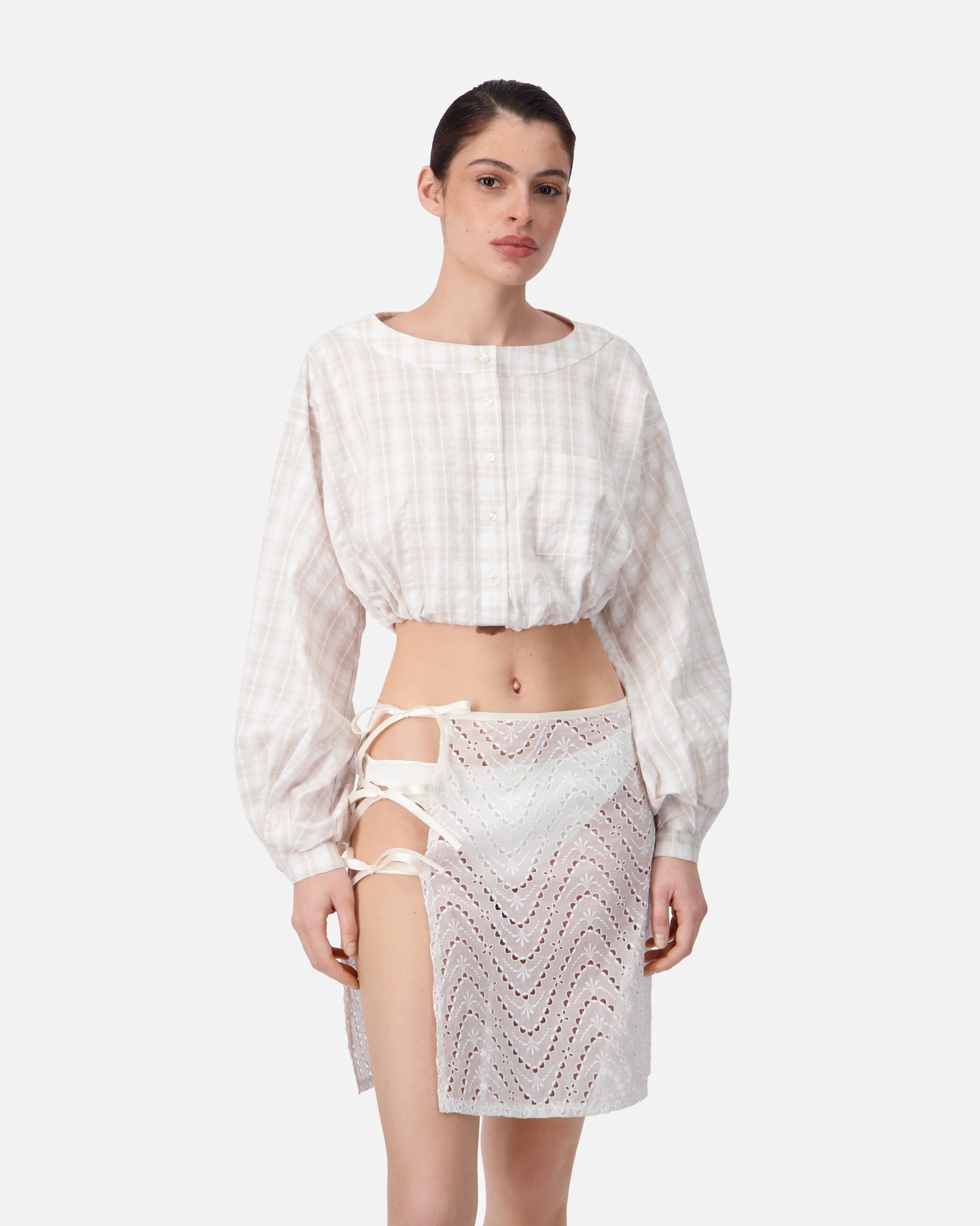 SEERSUCKER BLOUSE
