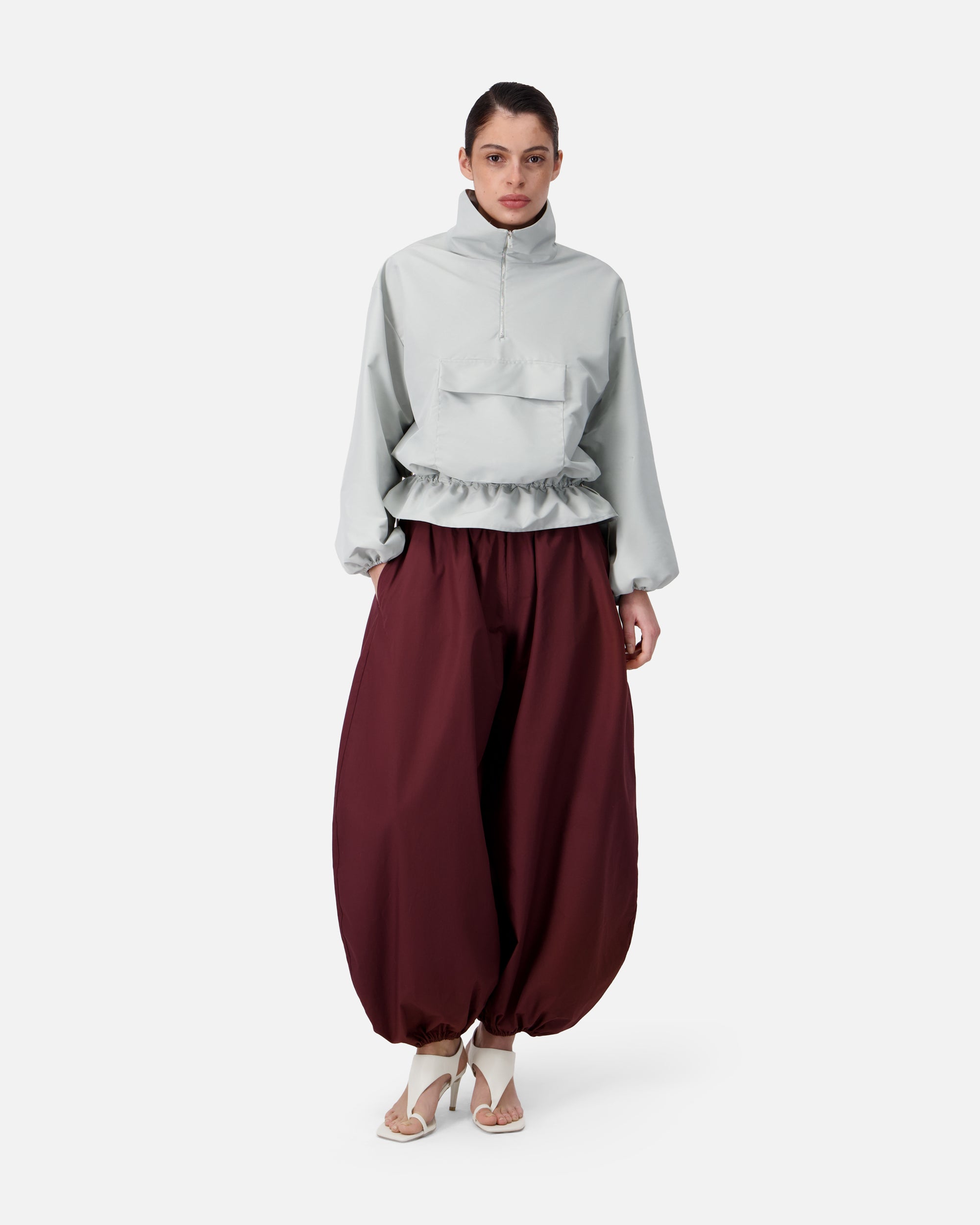 HIGH-NECK PULLOVER JACKET