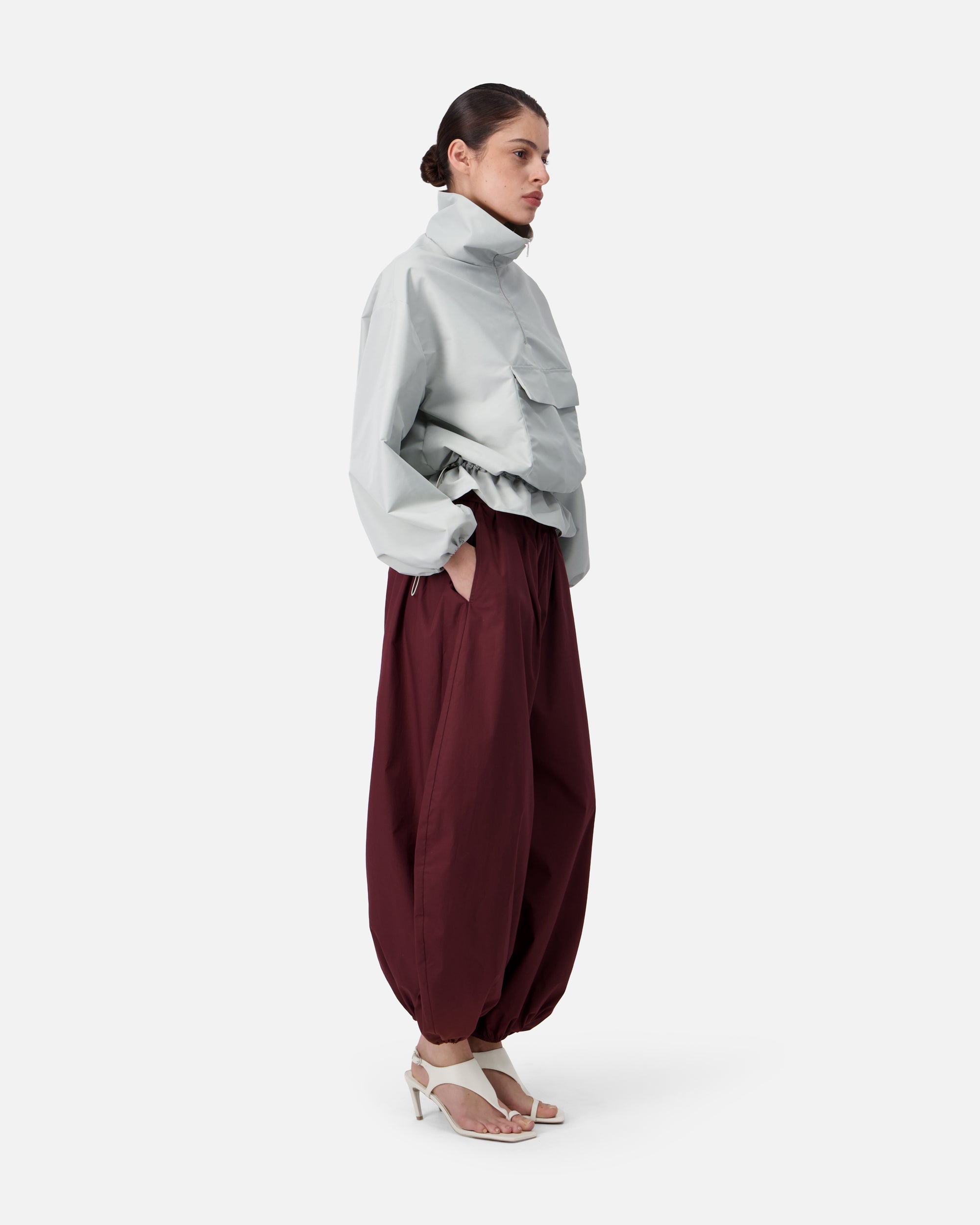 HIGH-NECK PULLOVER JACKET