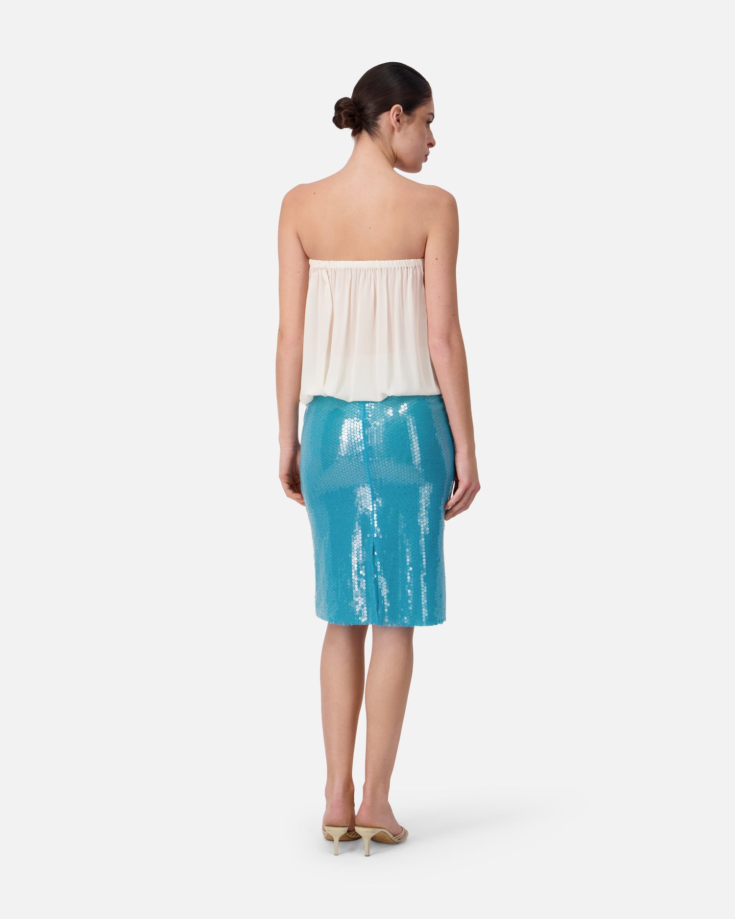 LIQUID SEQUIN SKIRT