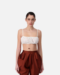 EMBROIDERED COTTON BRALETTE